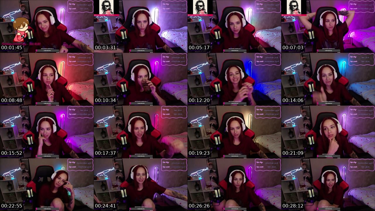 Contact-sheet preview of tancyvtrusikah's Twitch recording