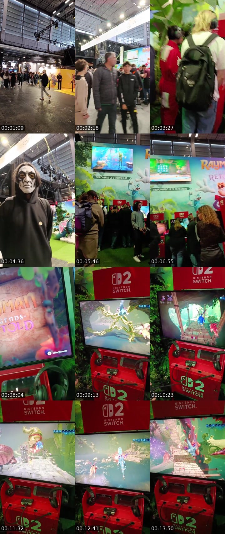 Contact-sheet preview of GomarPlay's Twitch recording