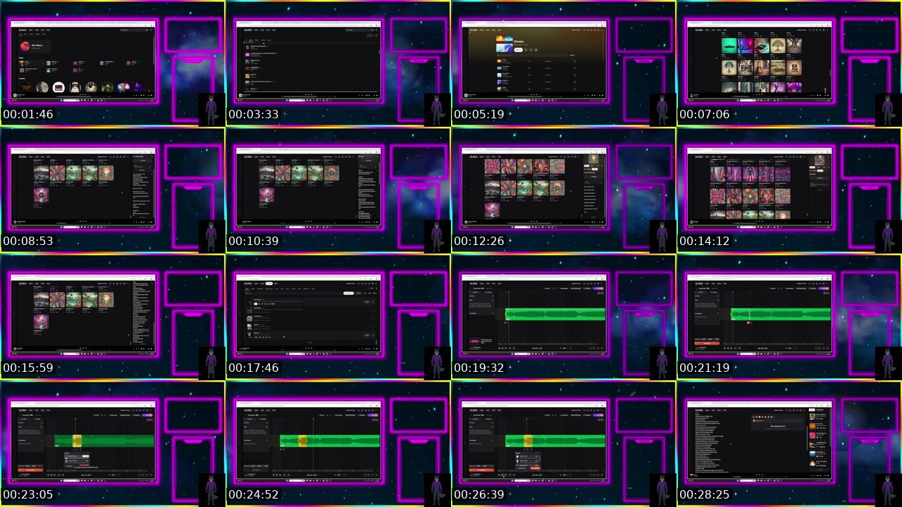 Contact-sheet preview of LoneWolfRolls93's Twitch recording