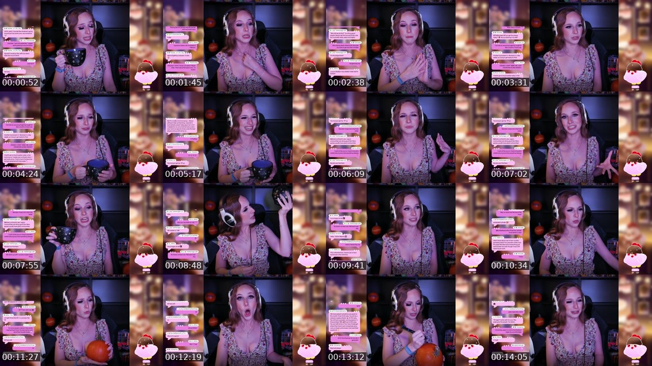 Contact-sheet preview of TayRae's Twitch recording