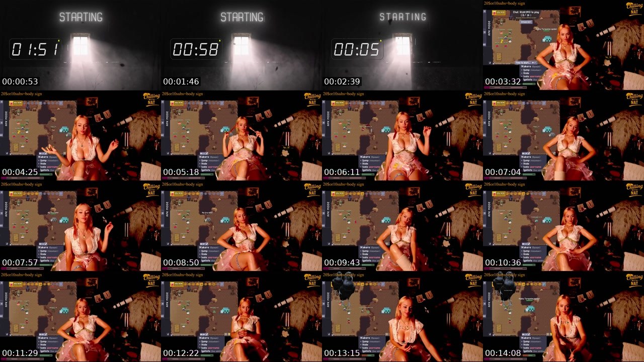 Contact-sheet preview of krypto_nat's Twitch recording