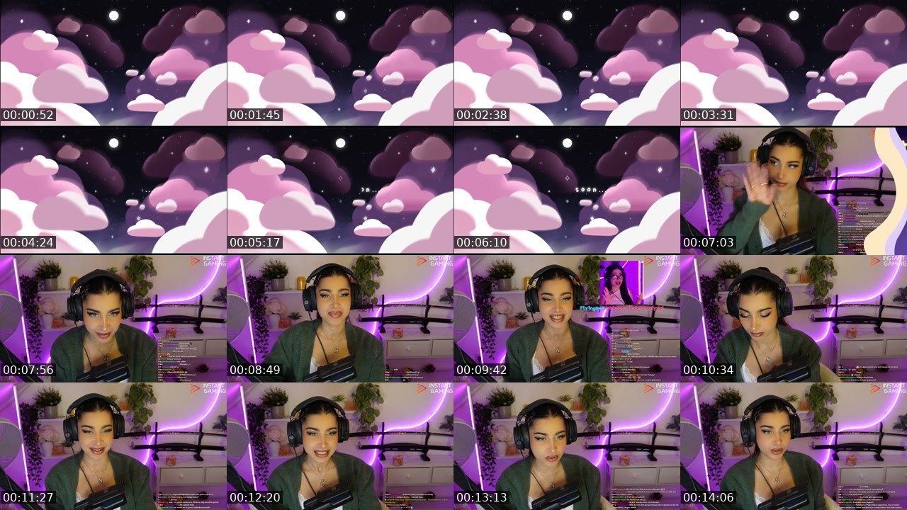 Contact-sheet preview of Naschiitaschii's Twitch recording