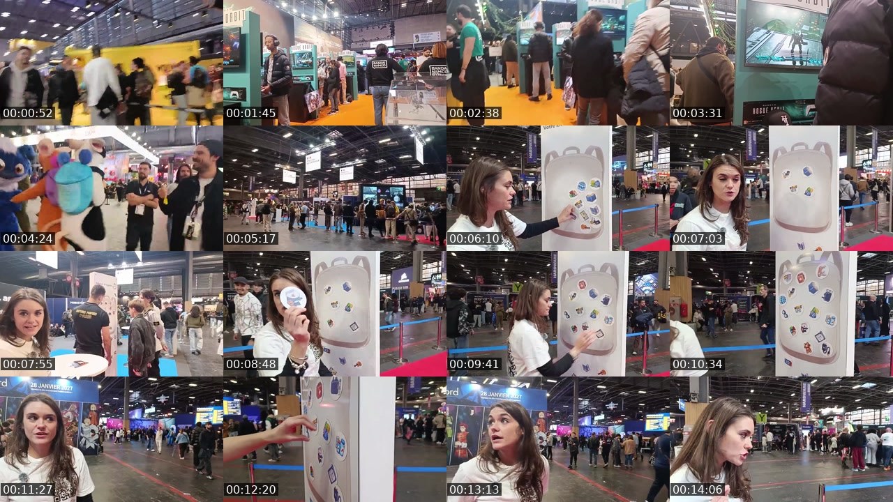 Contact-sheet preview of GomarPlay's Twitch recording