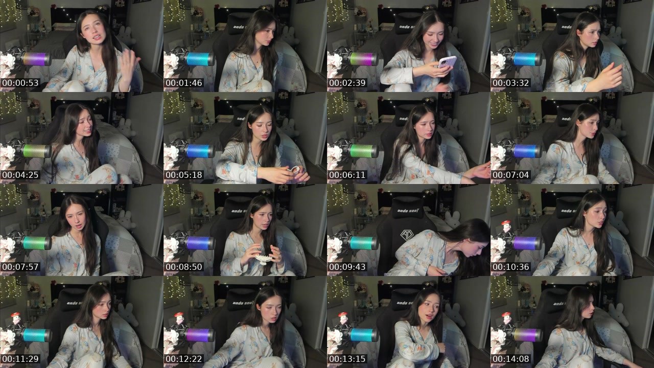 Contact-sheet preview of TannaGrace's Twitch recording
