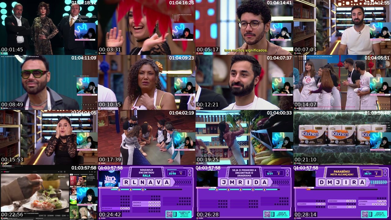 Contact-sheet preview of camiyuk's Twitch recording