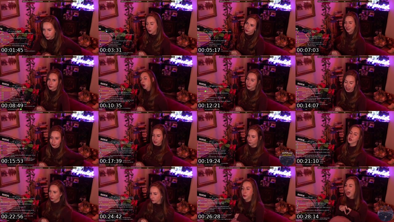 Contact-sheet preview of pixelsmixel's Twitch recording