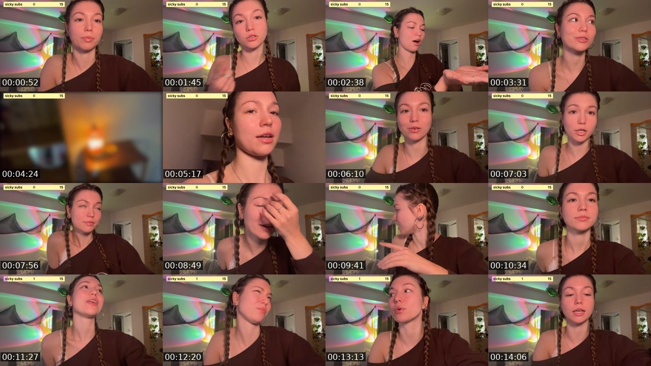 Contact-sheet preview of JFHailey's Twitch recording