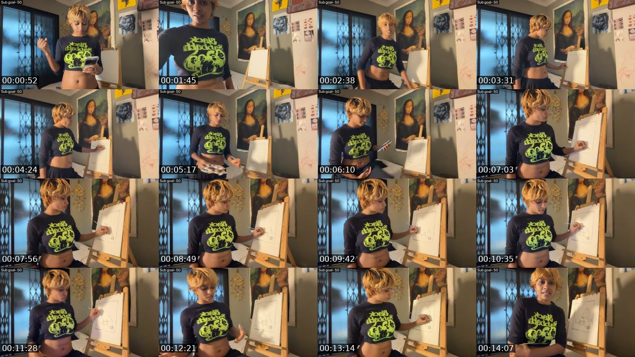 Contact-sheet preview of shaviwoo's Twitch recording
