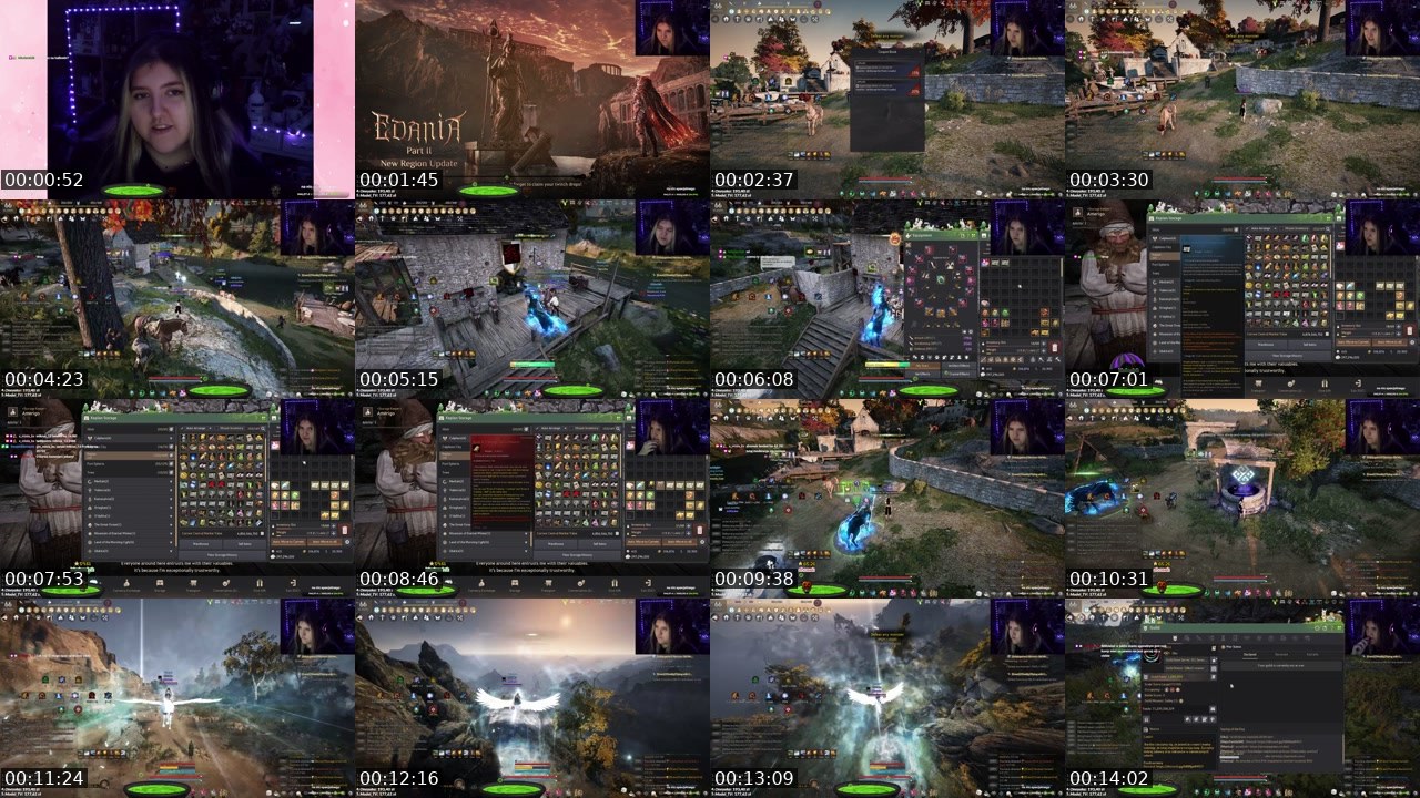 Contact-sheet preview of x_misia_ks's Twitch recording