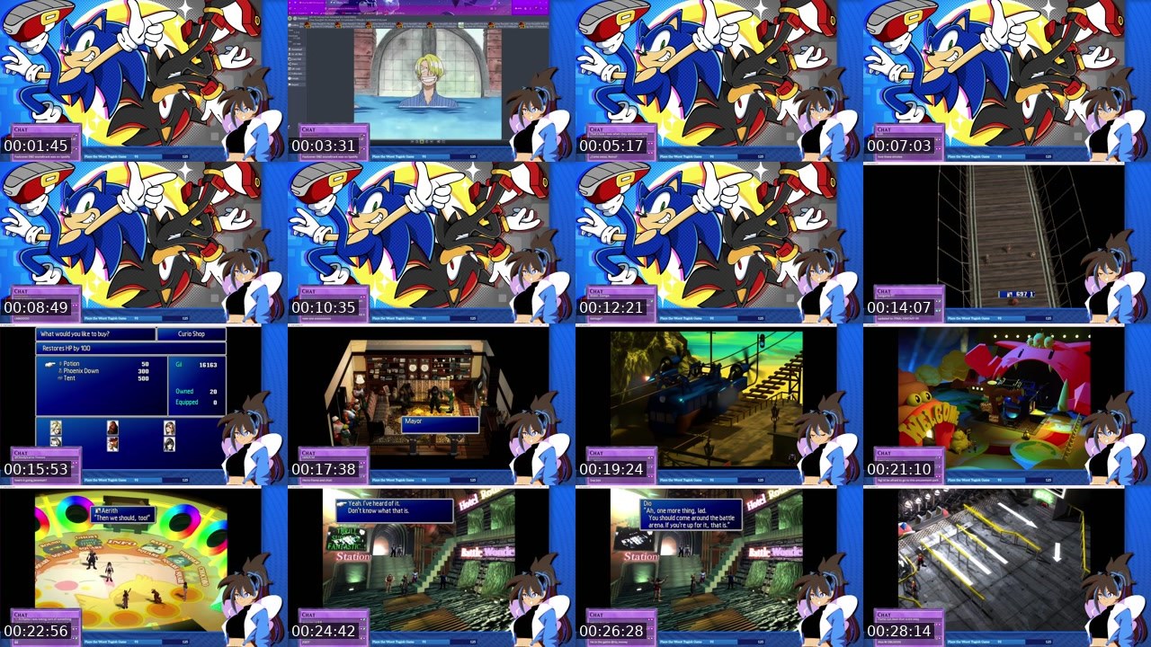 Contact-sheet preview of FlameAngel25's Twitch recording