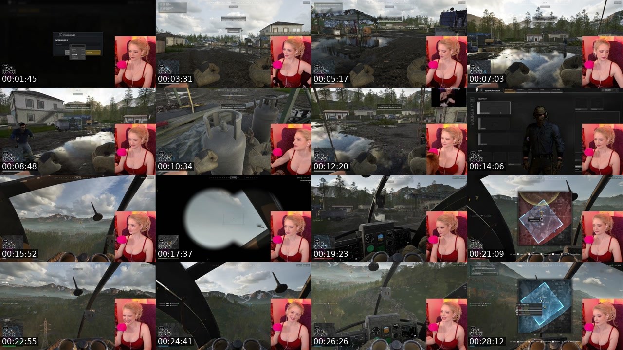 Contact-sheet preview of ChickenWing_Candy's Twitch recording