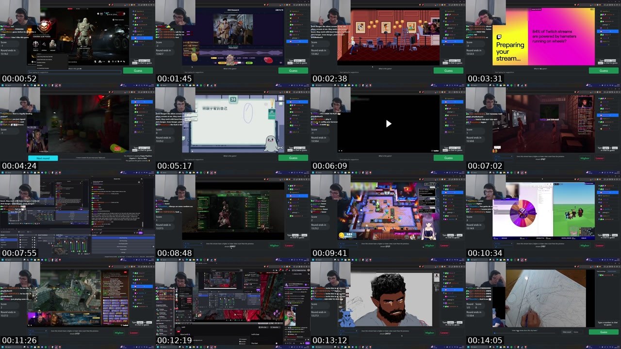 Contact-sheet preview of ItzMellonCS's Twitch recording