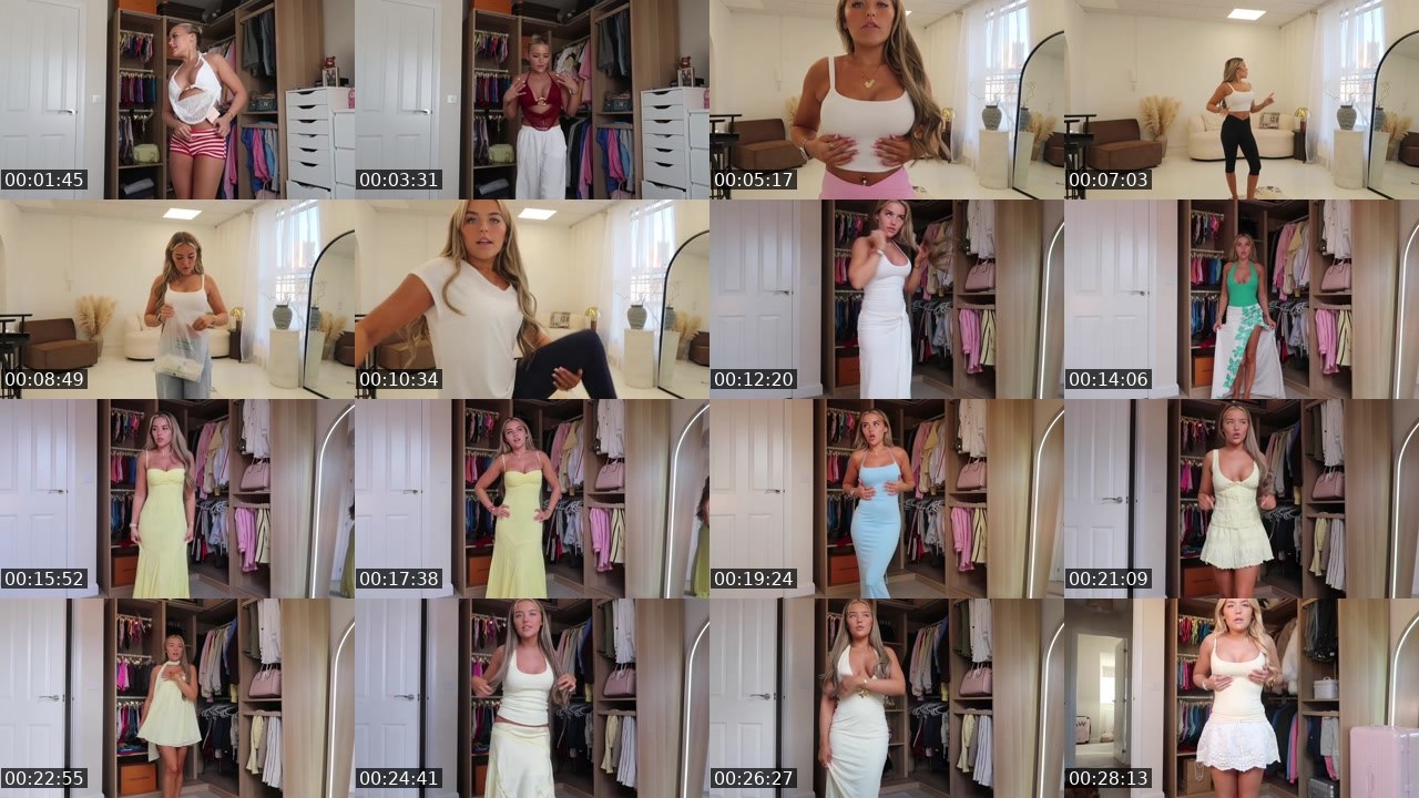 Contact-sheet preview of NonStopFashion's Twitch recording