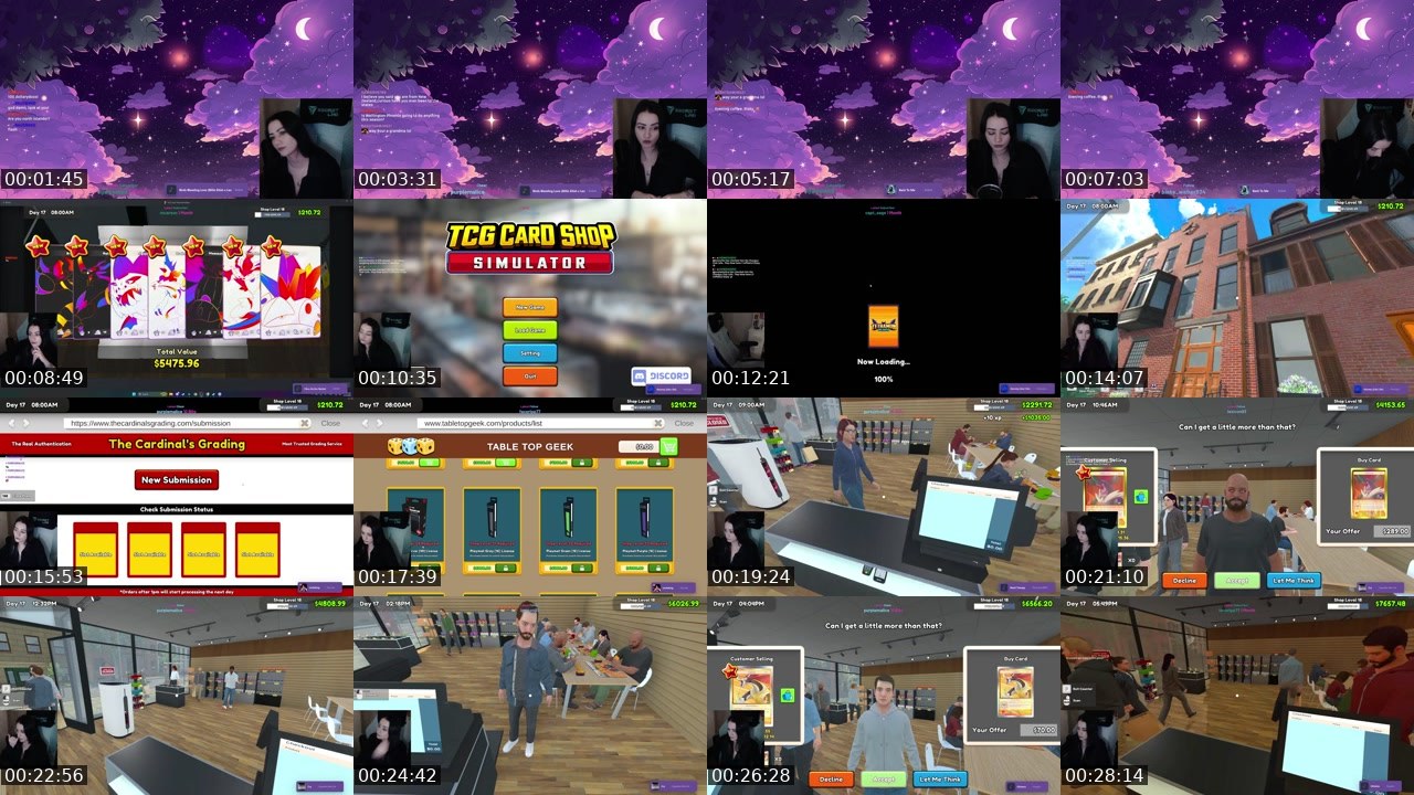 Contact-sheet preview of AtomicHuskie's Twitch recording