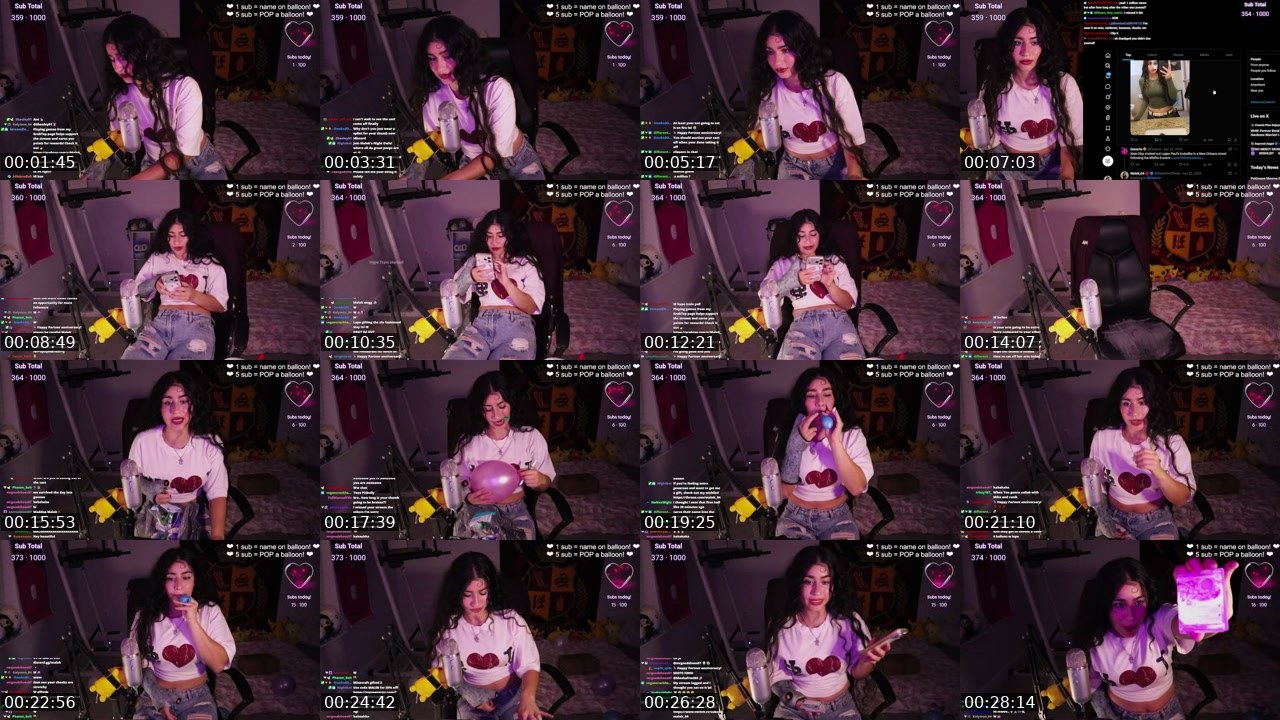 Contact-sheet preview of Malek_04's Twitch recording
