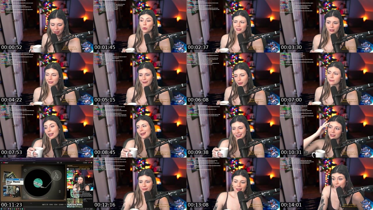 Contact-sheet preview of JessCapricorn's Twitch recording