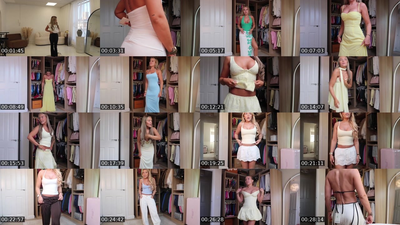 Contact-sheet preview of NonStopFashion's Twitch recording
