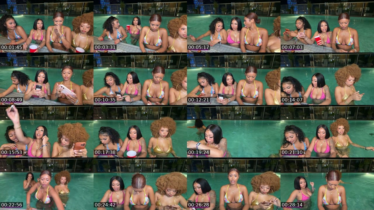 Contact-sheet preview of DejaRennae's Twitch recording