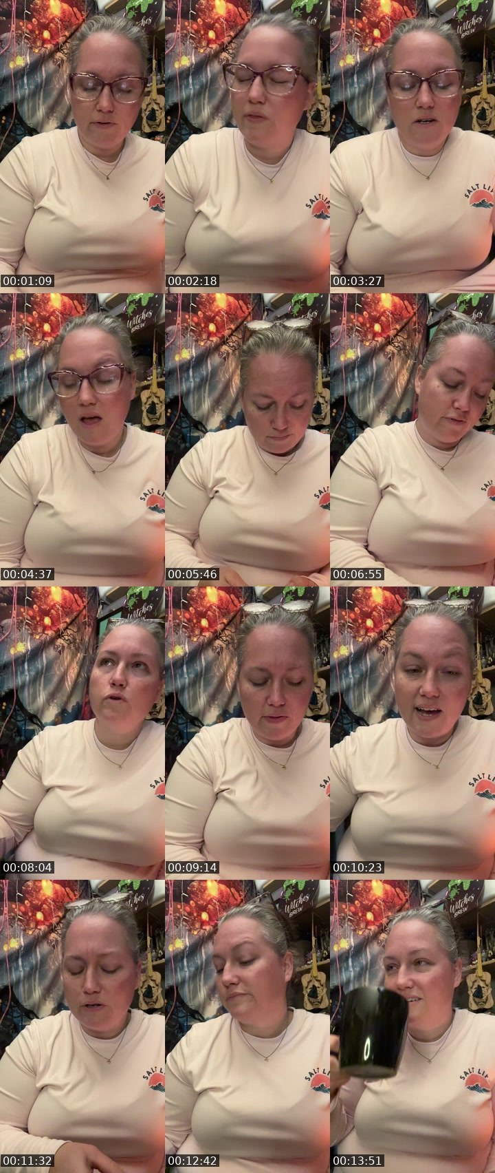 Contact-sheet preview of GreenEyedWitchyWoman's Twitch recording