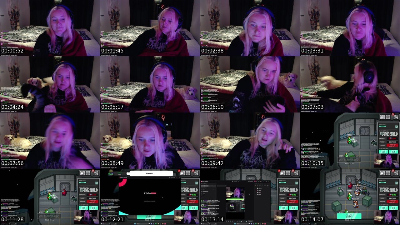 Contact-sheet preview of suhmuri's Twitch recording