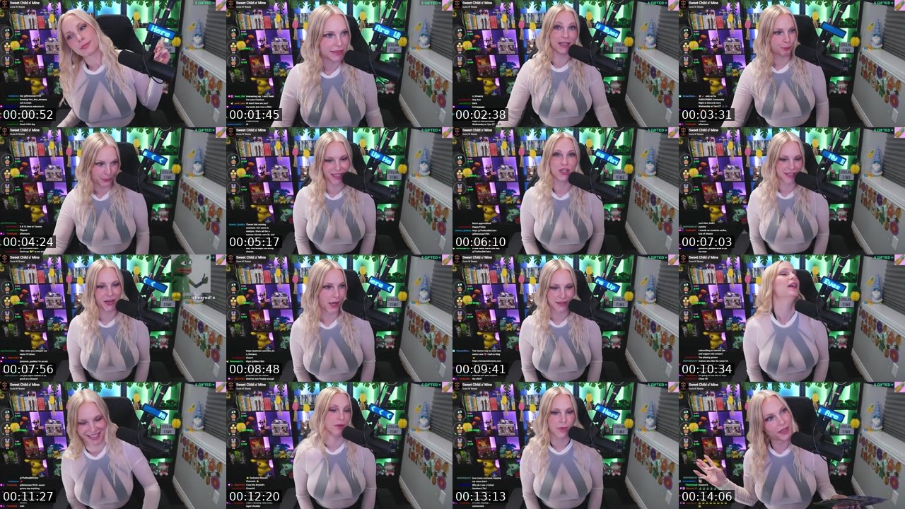 Contact-sheet preview of Hot_Ann_Streamy's Twitch recording