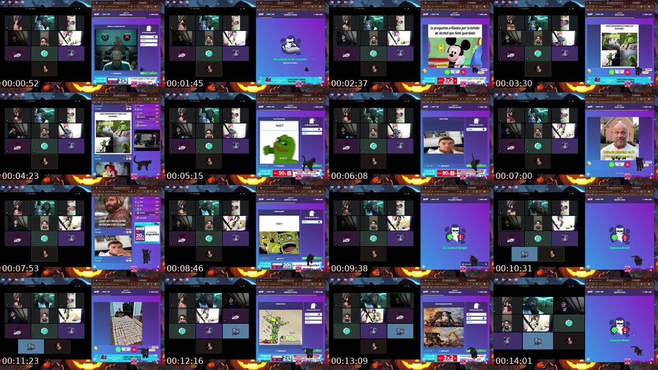 Contact-sheet preview of ChaarQueen's Twitch recording
