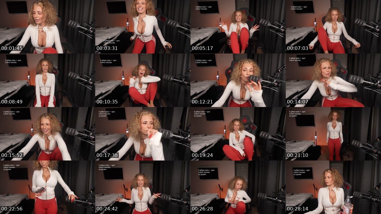 Contact-sheet preview of yololaryy's Twitch recording