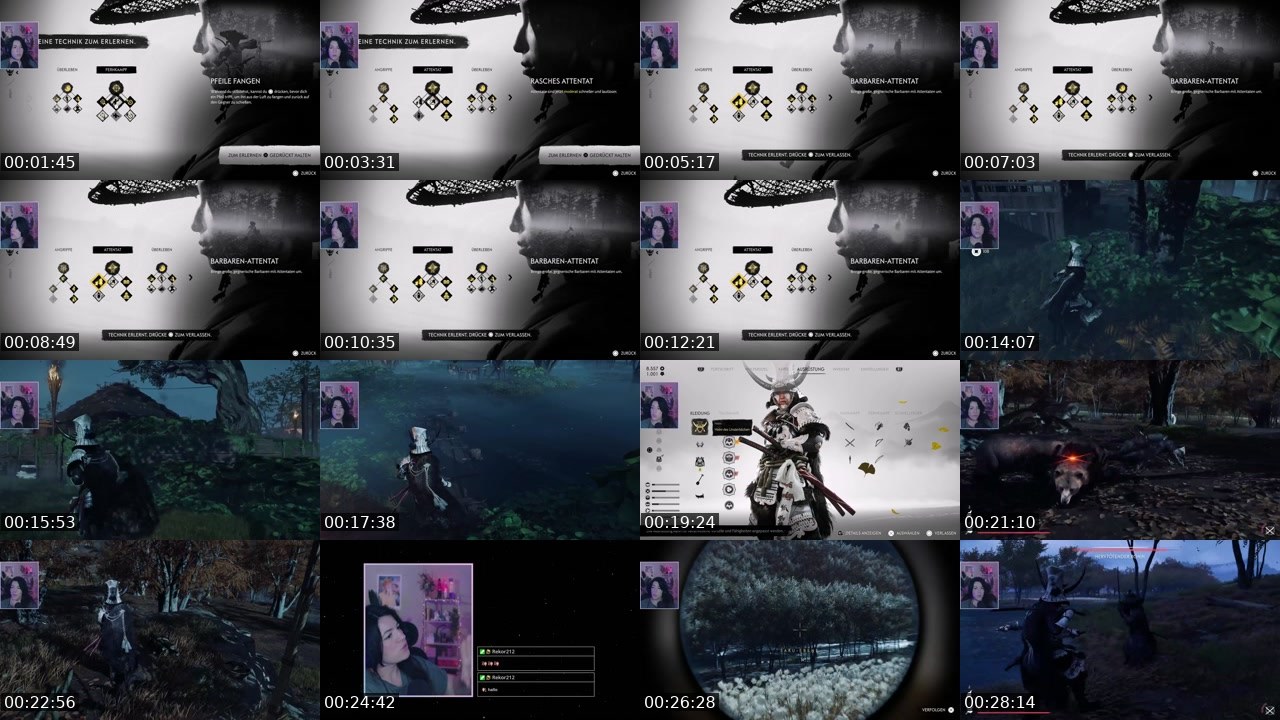 Contact-sheet preview of xibiversum's Twitch recording