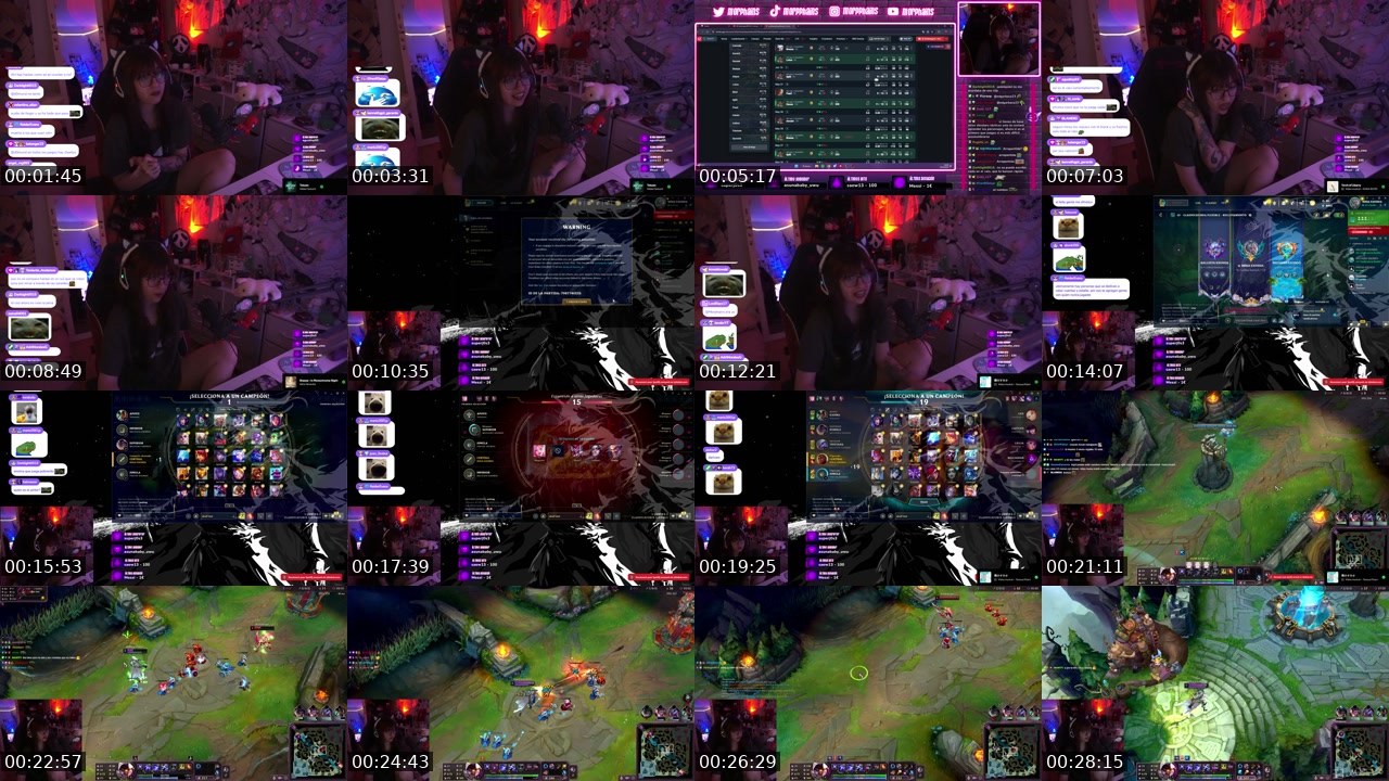 Contact-sheet preview of Morphains's Twitch recording