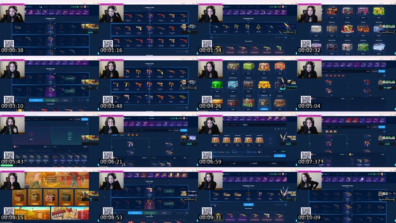 Contact-sheet preview of JuuhSantana's Twitch recording