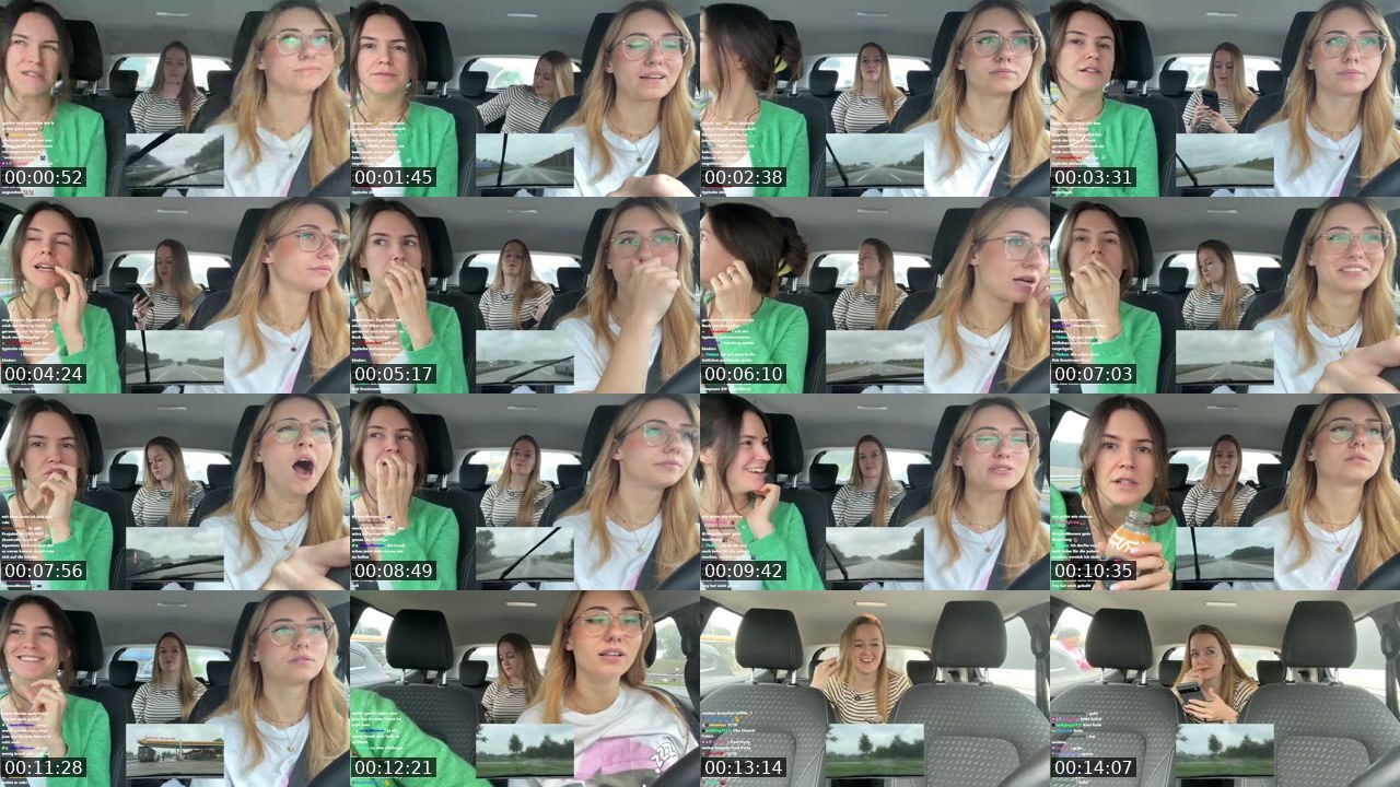 Contact-sheet preview of Veyla's Twitch recording