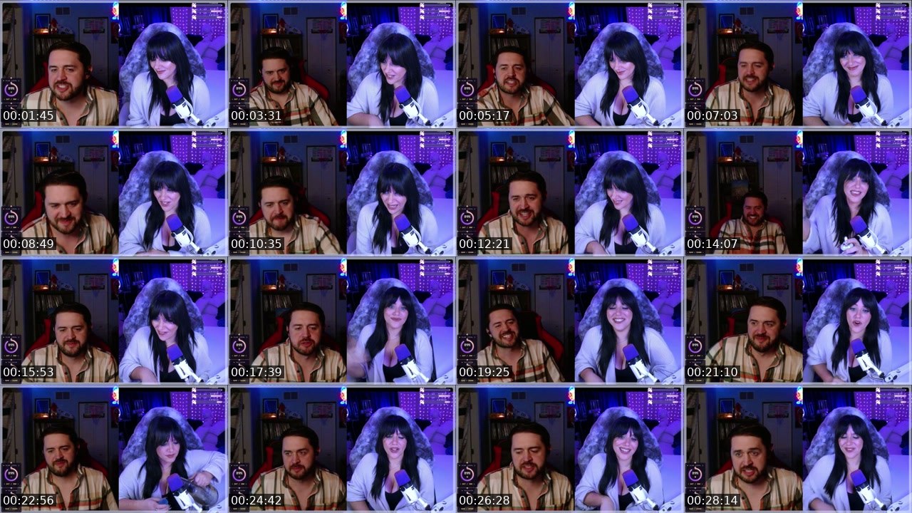 Contact-sheet preview of stells's Twitch recording