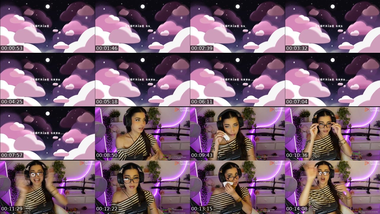 Contact-sheet preview of Naschiitaschii's Twitch recording