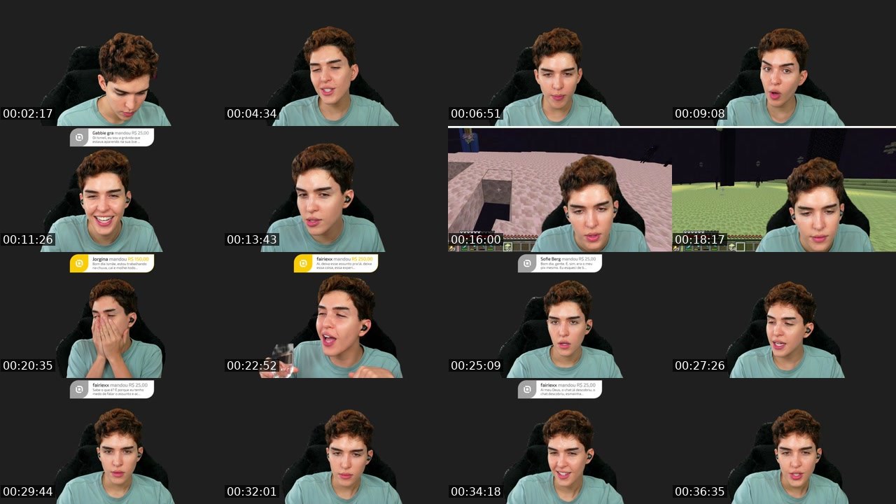 Contact-sheet preview of ISMEIOW's Twitch recording