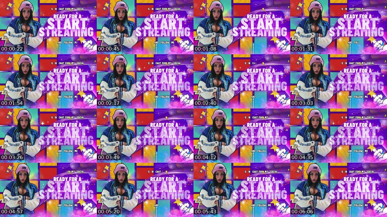 Contact-sheet preview of imviolet_'s Twitch recording