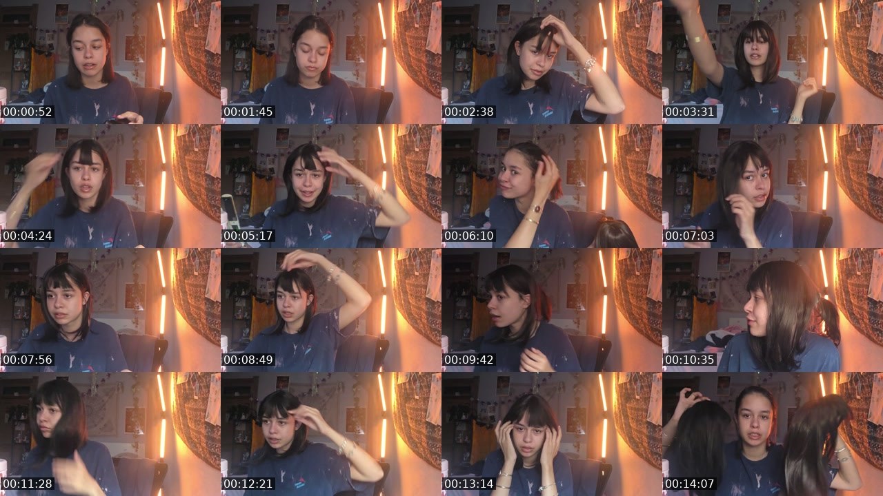 Contact-sheet preview of ZoesNotCrazy's Twitch recording