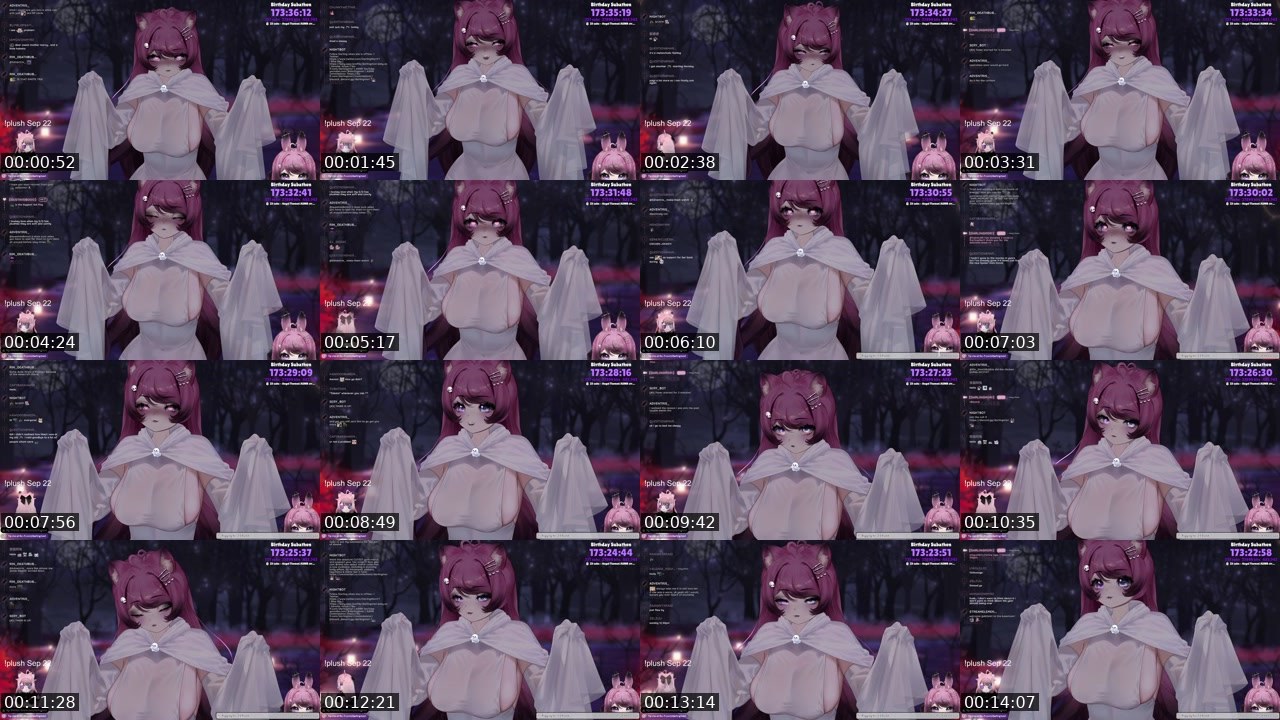 Contact-sheet preview of darlingmori's Twitch recording