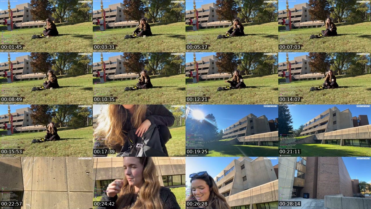 Contact-sheet preview of ArchitectureTV's Twitch recording