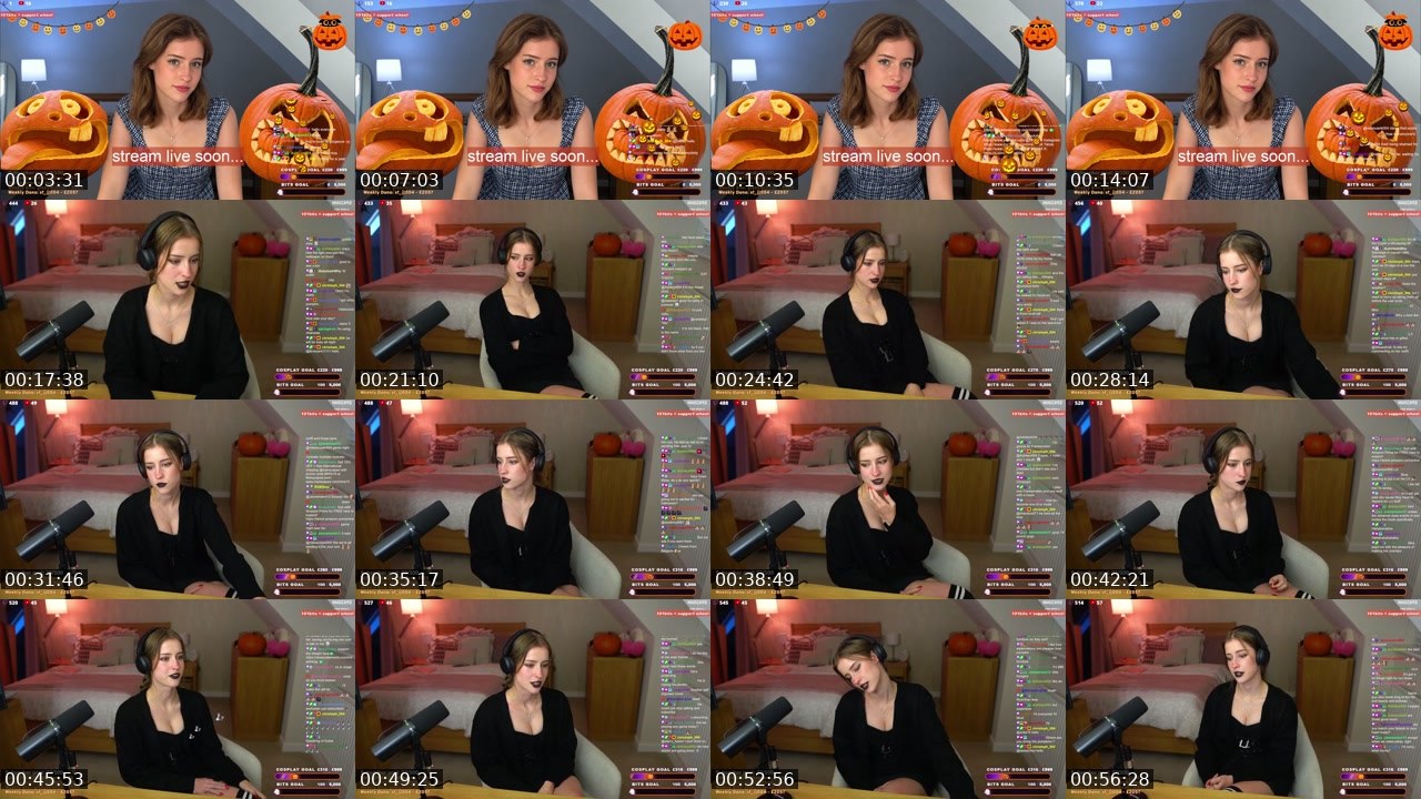 Cover for 🎃goth gf🎃pumpkin carving with community !socials