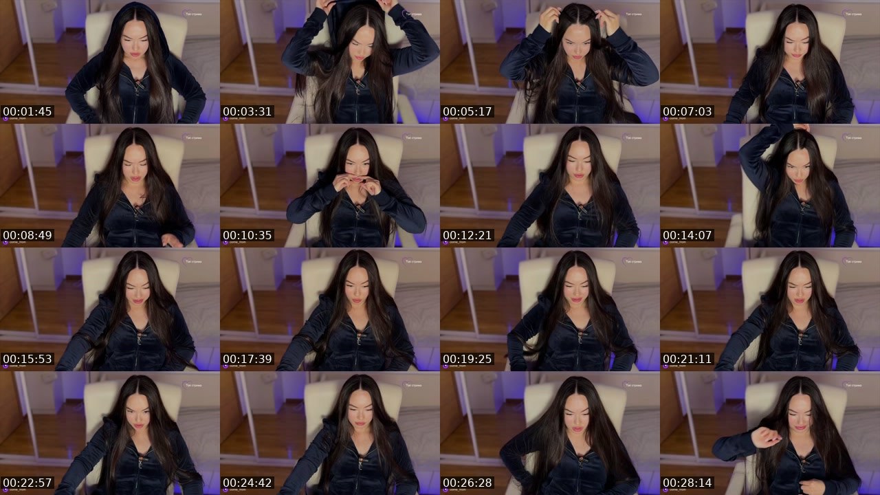 Contact-sheet preview of come_from's Twitch recording
