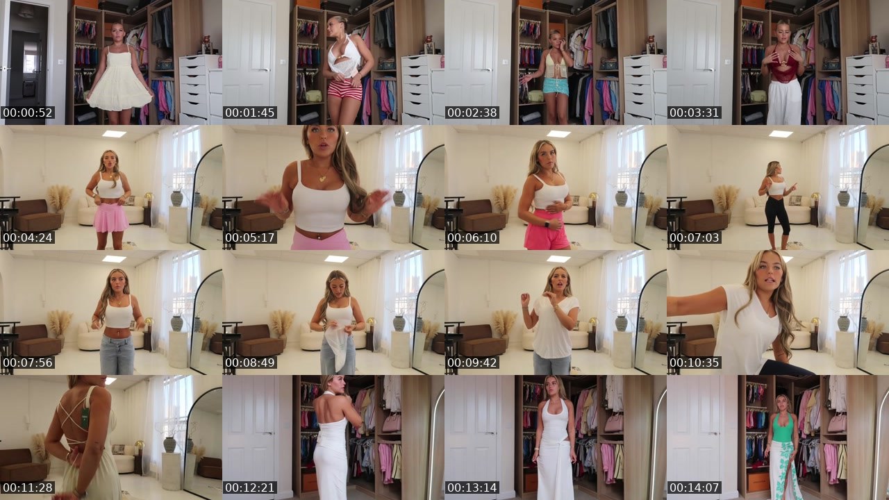 Contact-sheet preview of NonStopFashion's Twitch recording