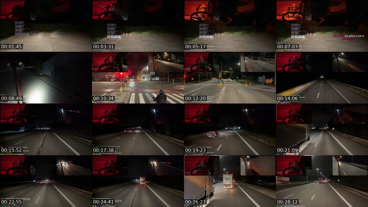 Contact-sheet preview of Chloe__IRL's Twitch recording
