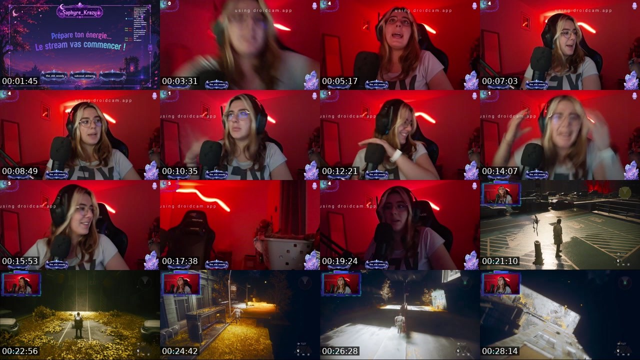 Contact-sheet preview of saphyre_krazy's Twitch recording