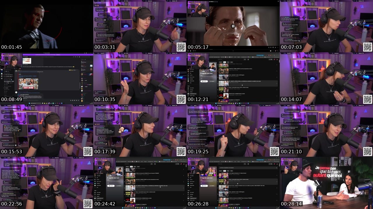 Contact-sheet preview of Dodie___'s Twitch recording