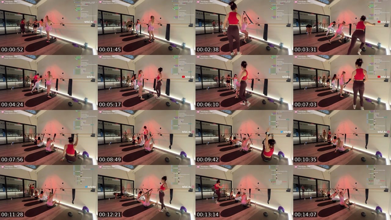 Contact-sheet preview of trivitv's Twitch recording