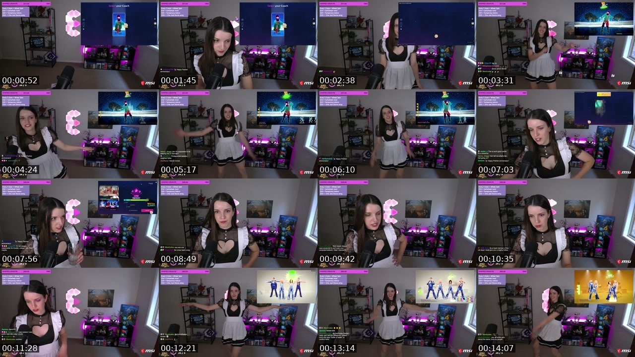 Contact-sheet preview of energeNIK's Twitch recording