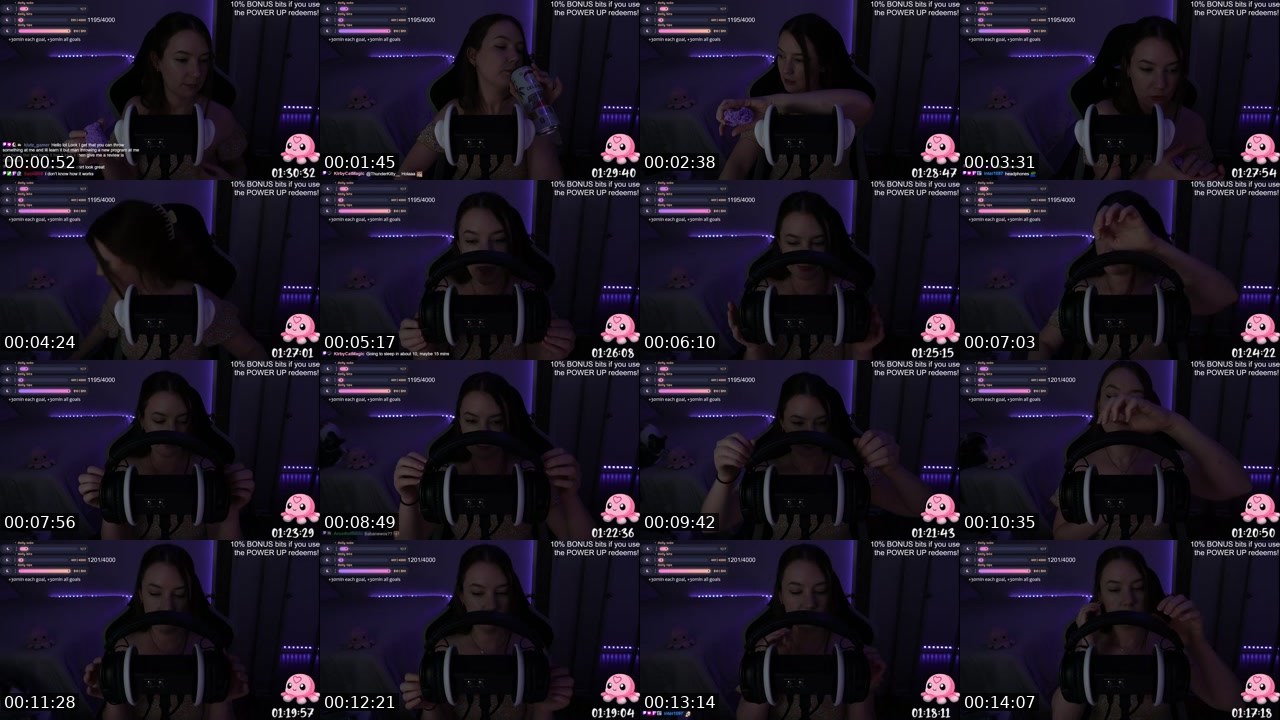 Contact-sheet preview of LunarAli's Twitch recording
