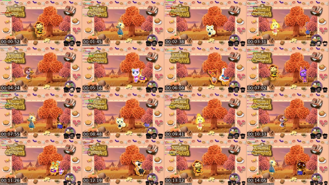 Contact-sheet preview of ARUUU's Twitch recording