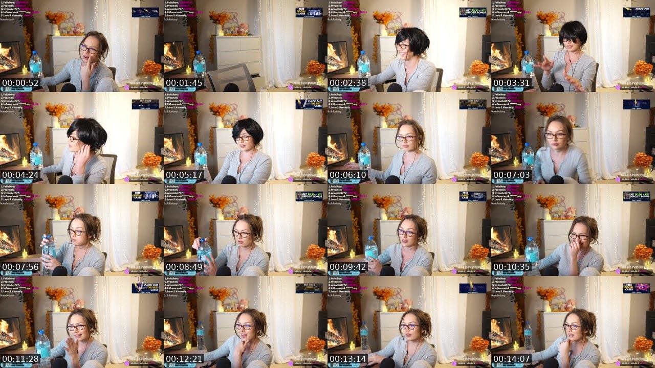 Contact-sheet preview of pandoraa99's Twitch recording
