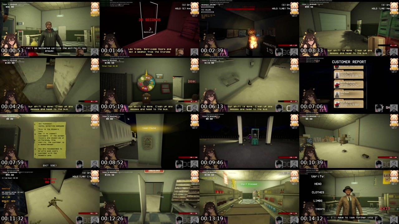 Contact-sheet preview of busybebe's Twitch recording